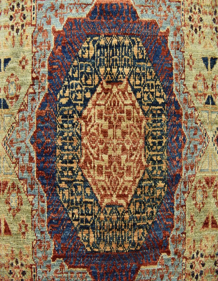 Detail image of 6' x 8' 9  Hand Knotted Mamluk Ziegler Rug