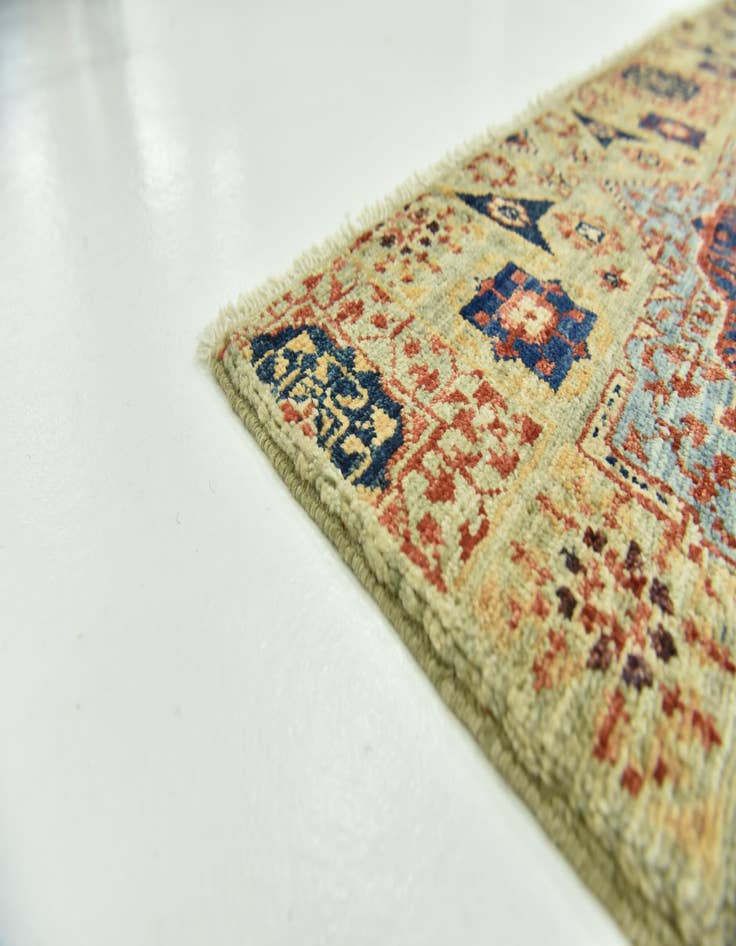 Detail image of 6' x 8' 9  Hand Knotted Mamluk Ziegler Rug