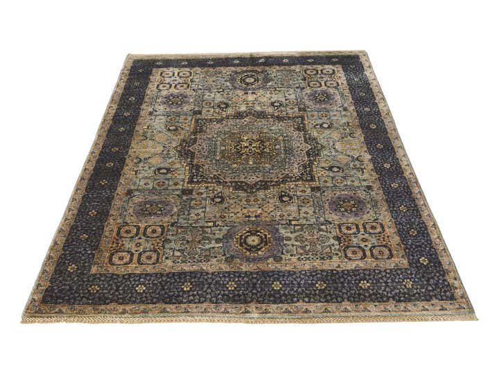 4' 10 x 6' 8 Hand Knotted Mamluk Ziegler Rug