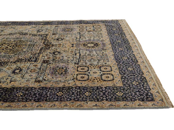 Detail image of 4' 10 x 6' 8 Hand Knotted Mamluk Ziegler Rug
