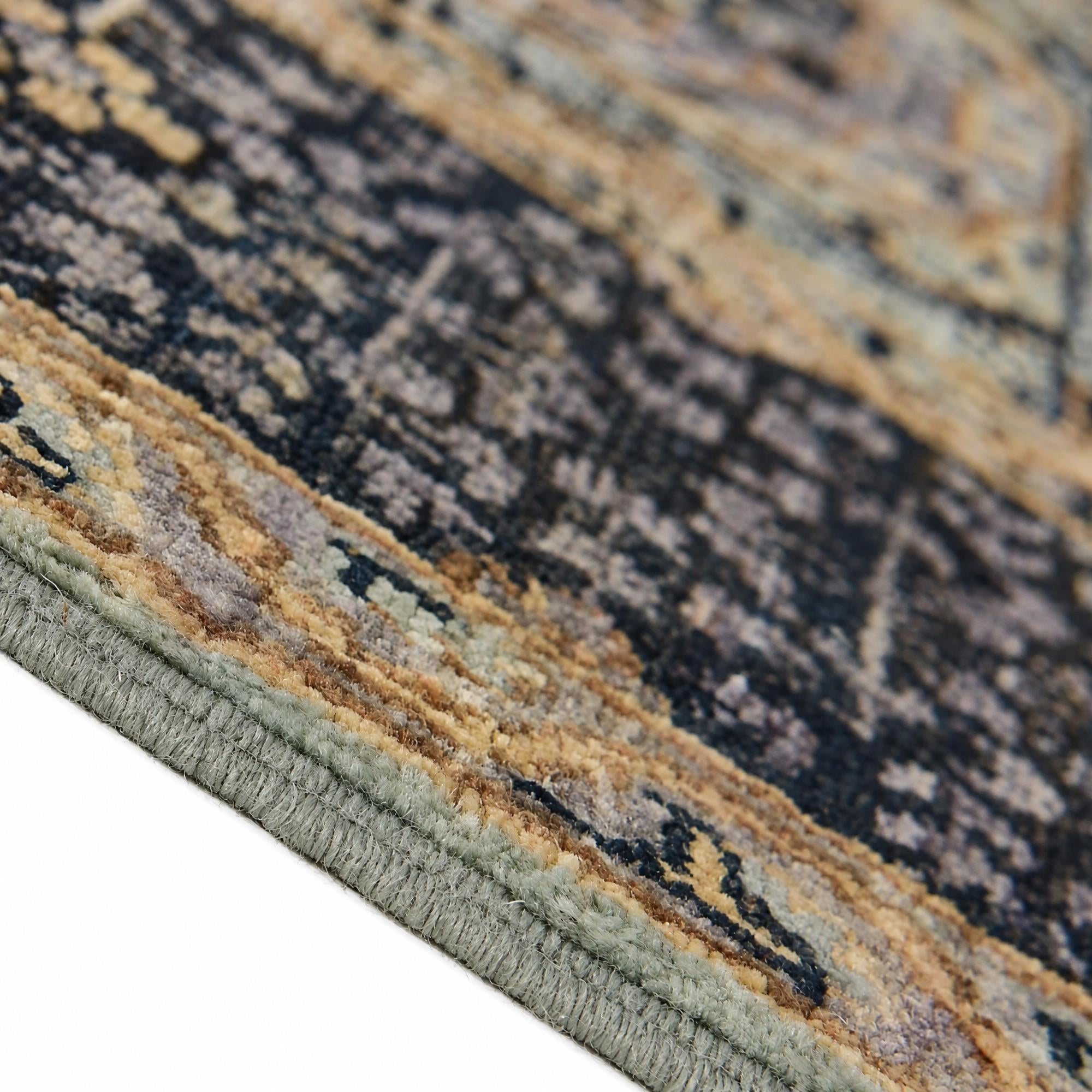 150cm x 205cm Hand Knotted Mamluk Ziegler Rug