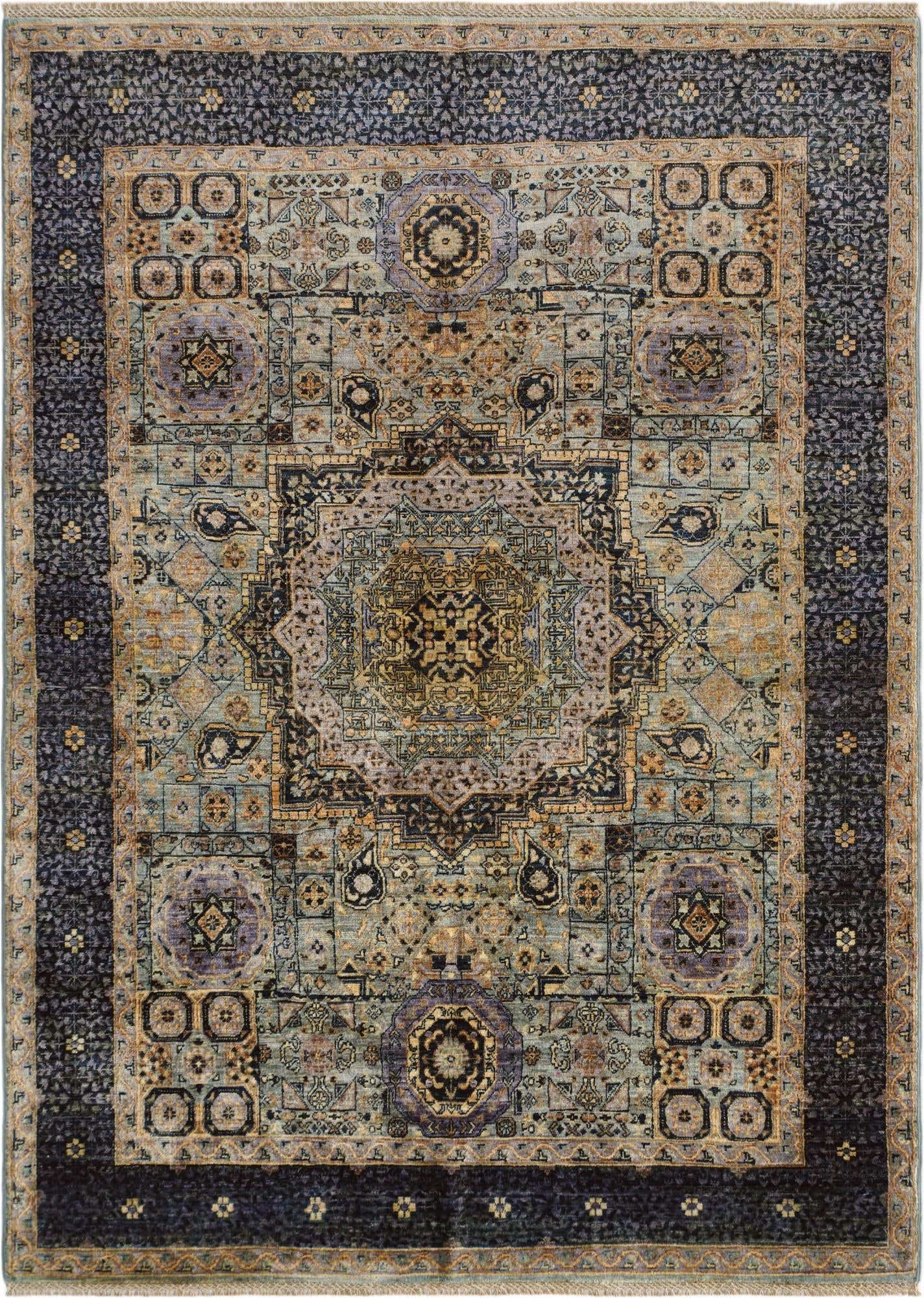 4' 10 x 6' 8 Hand Knotted Mamluk Ziegler Rug