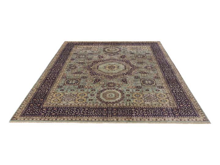 9' 1 x 11' 9 Hand Knotted Mamluk Ziegler Rug