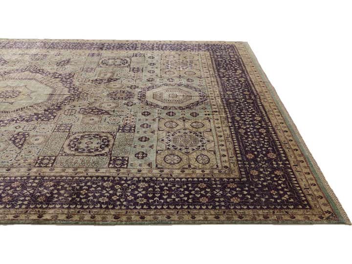 9' 1 x 11' 9 Hand Knotted Mamluk Ziegler Rug