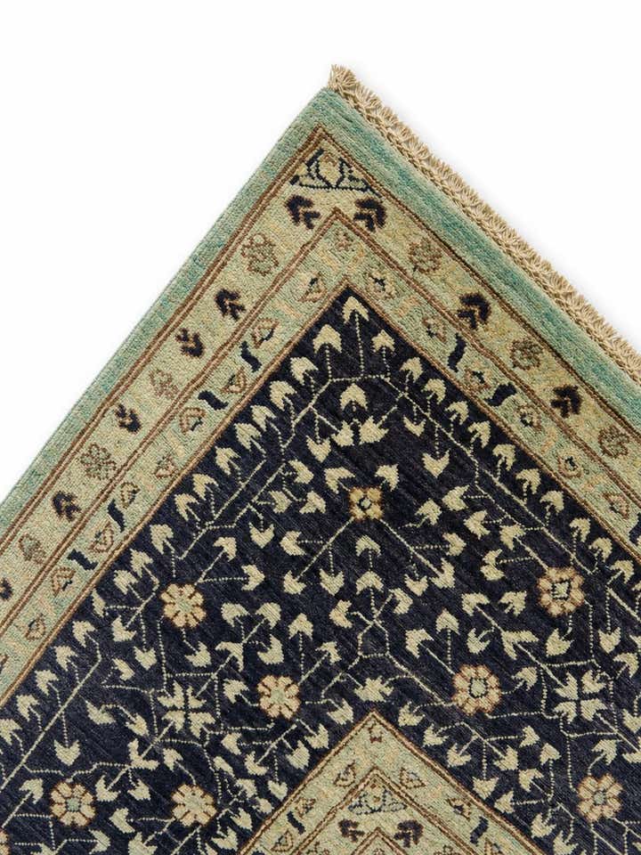 9' 1 x 11' 9 Hand Knotted Mamluk Ziegler Rug