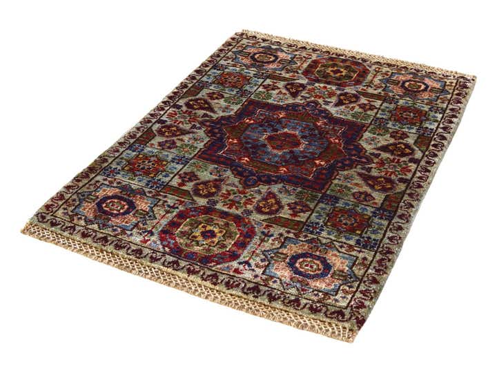 2' x 3' Hand Knotted Mamluk Ziegler Rug