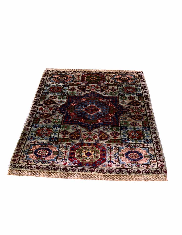 Detail image of 2' x 3' Hand Knotted Mamluk Ziegler Rug