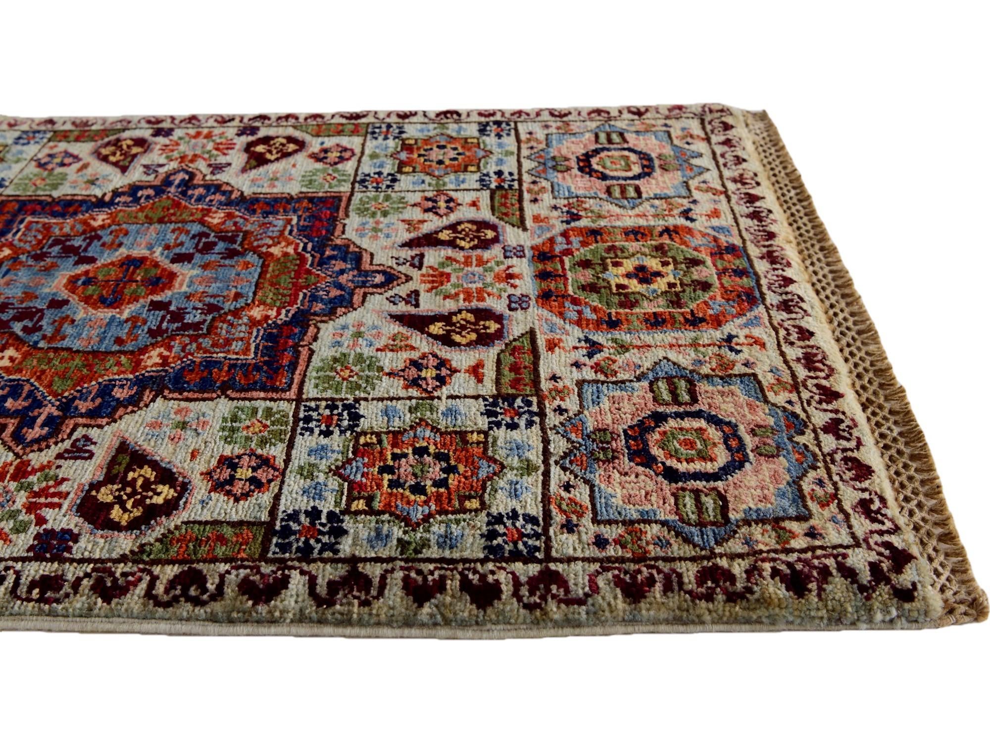 2' x 3' Hand Knotted Mamluk Ziegler Rug