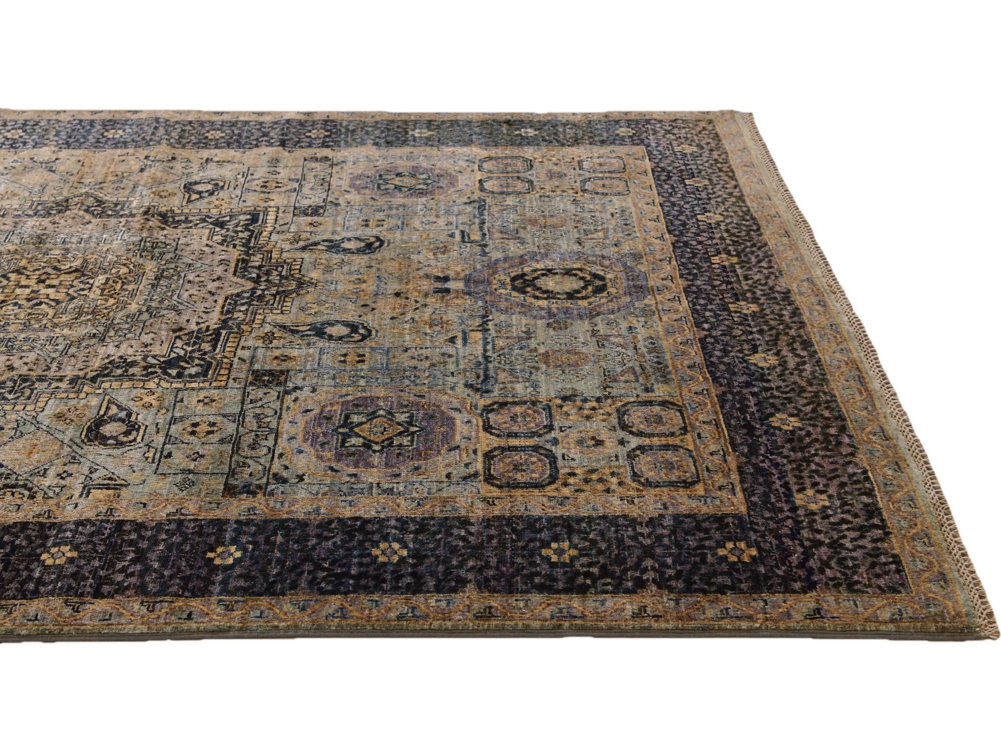 5' 1 x 7' Hand Knotted Mamluk Ziegler Rug