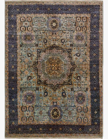 5' 1 x 7' Hand Knotted Mamluk Ziegler Rug