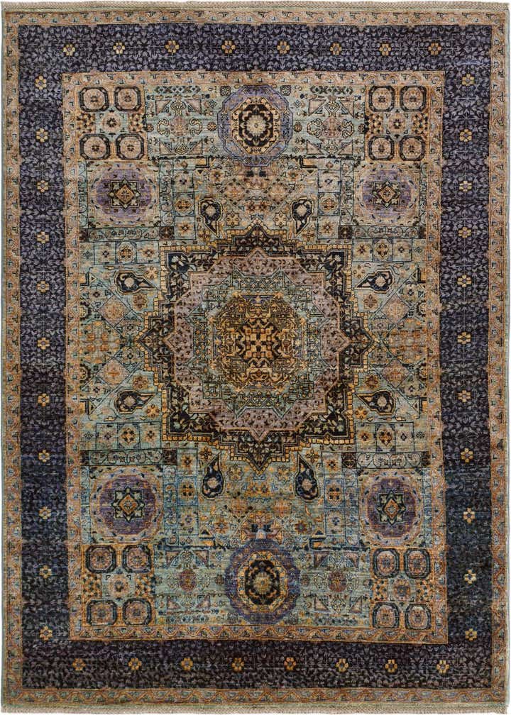5' 1 x 7' Hand Knotted Mamluk Ziegler Rug