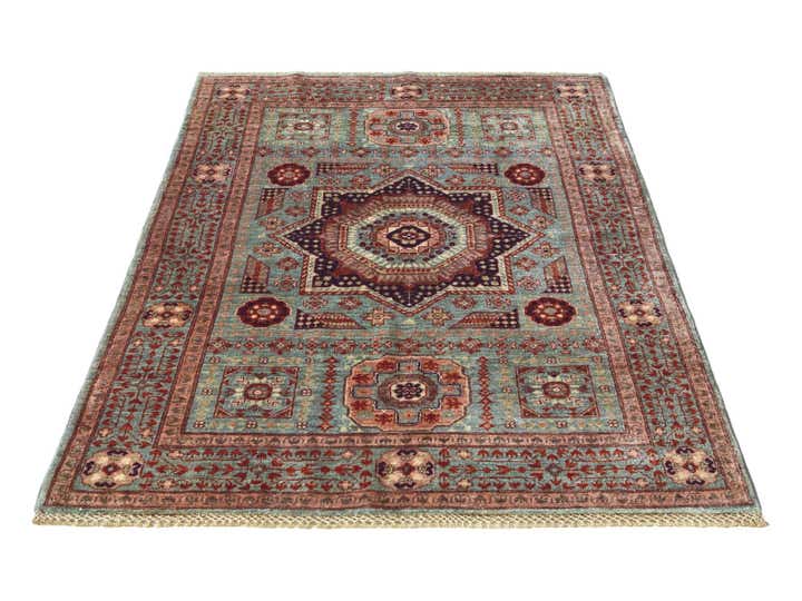 3' 5 x 4' 9 Hand Knotted Mamluk Ziegler Rug