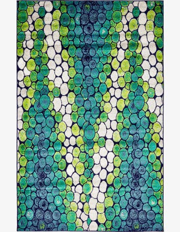 Light Green Metropolis Rug