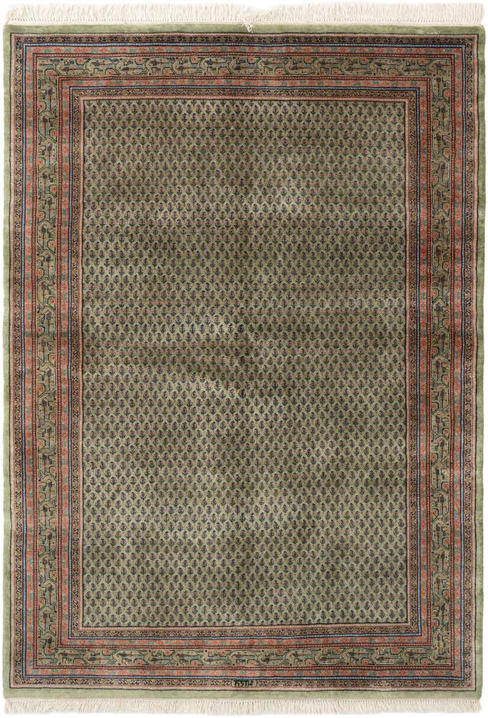 5' 5 x 8' Hand Knotted Mir Wool Rug