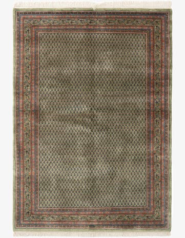 5' 5 x 8' Hand Knotted Mir Wool Rug