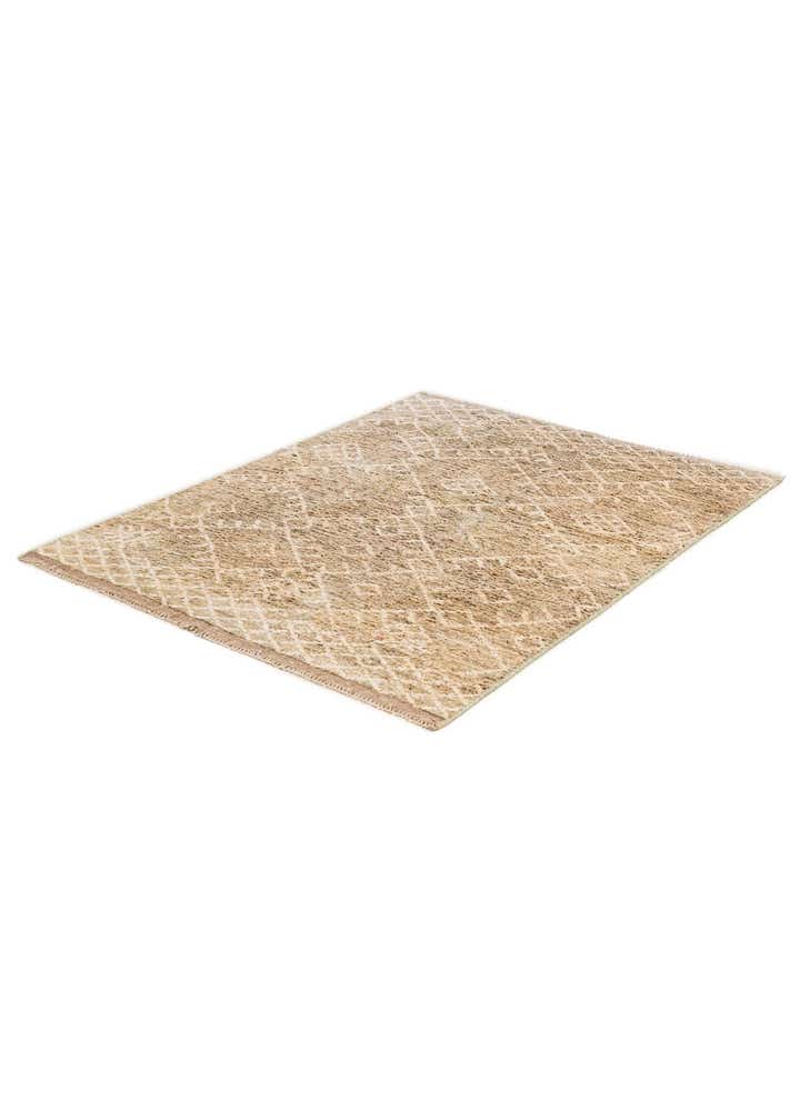 5' 1 x 6' 6 Hand Knotted Moroccan Wool Rug