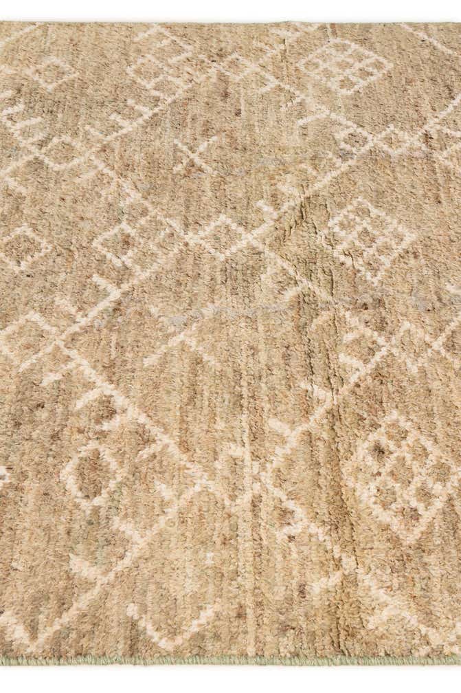 5' 1 x 6' 6 Hand Knotted Moroccan Wool Rug