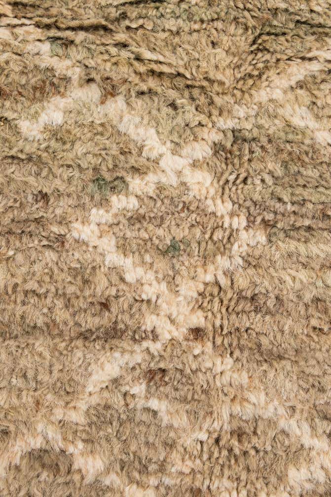 5' 1 x 6' 6 Hand Knotted Moroccan Wool Rug