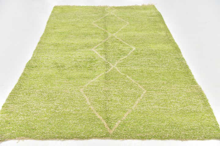5' x 7' 9 Hand Knotted Moroccan Wool Rug