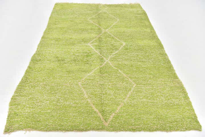 5' x 7' 9 Hand Knotted Moroccan Wool Rug