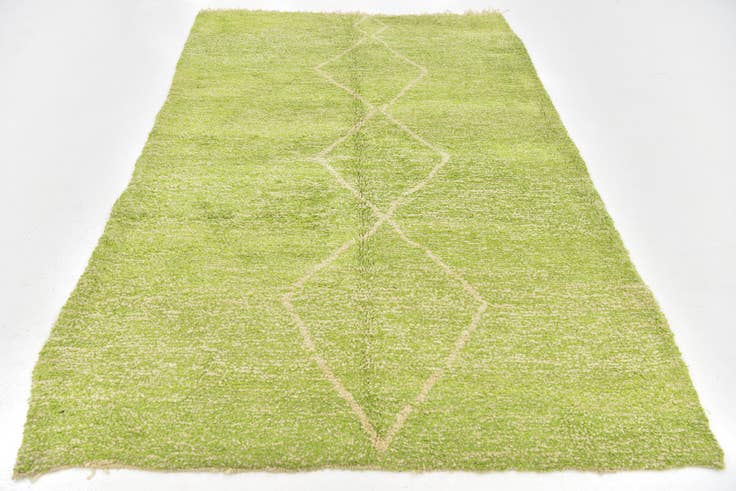 Detail image of 5' x 7' 9 Hand Knotted Moroccan Wool Rug