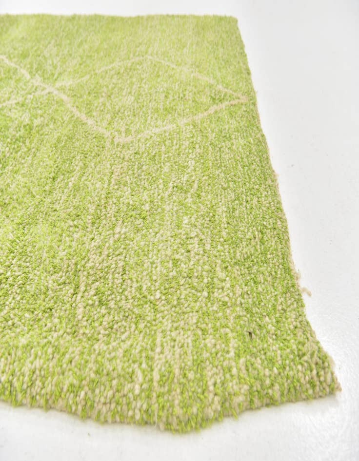 Detail image of 5' x 7' 9  Hand Knotted Moroccan Wool Rug