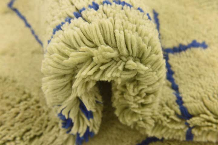 6' 2 x 10' 8 Hand Knotted Moroccan Wool Rug