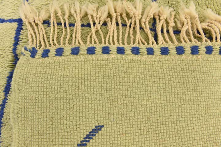 6' 2 x 10' 8 Hand Knotted Moroccan Wool Rug