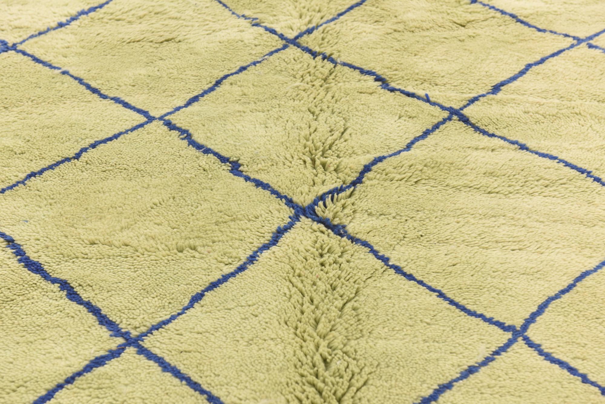 6' 2 x 10' 8 Hand Knotted Moroccan Wool Rug