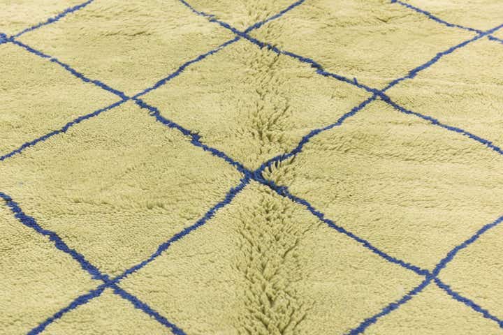 6' 2 x 10' 8 Hand Knotted Moroccan Wool Rug