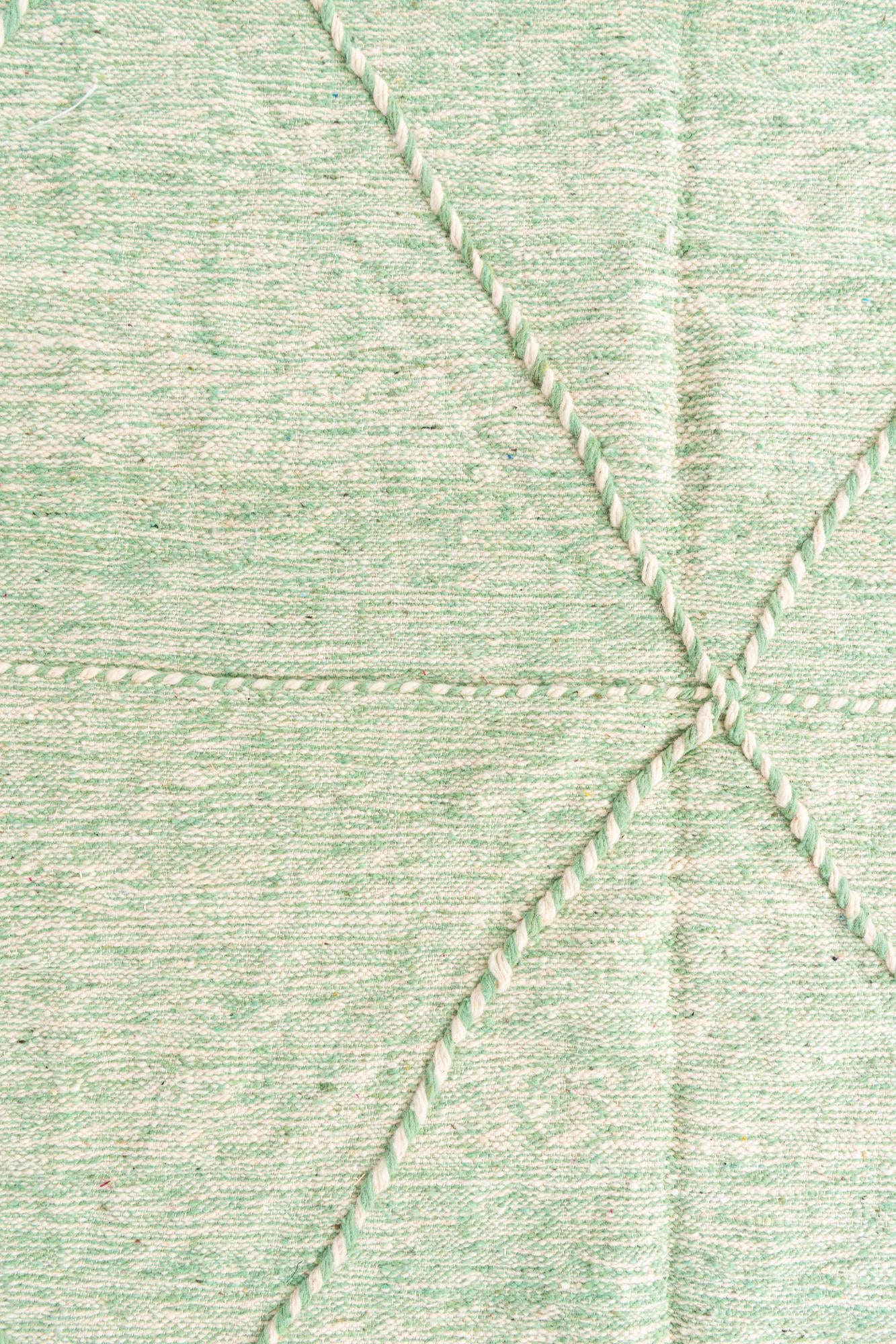 6' 6 x 10' Hand Knotted Moroccan Wool Rug