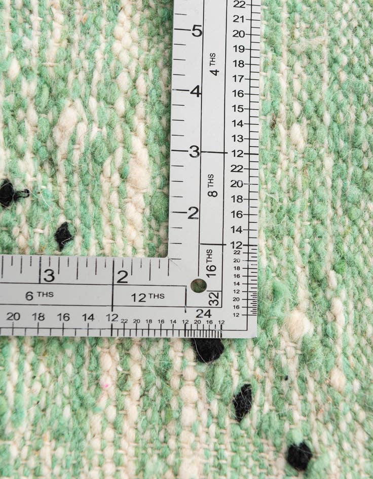 Detail image of 6' 6 x 10'  Hand Knotted Moroccan Wool Rug