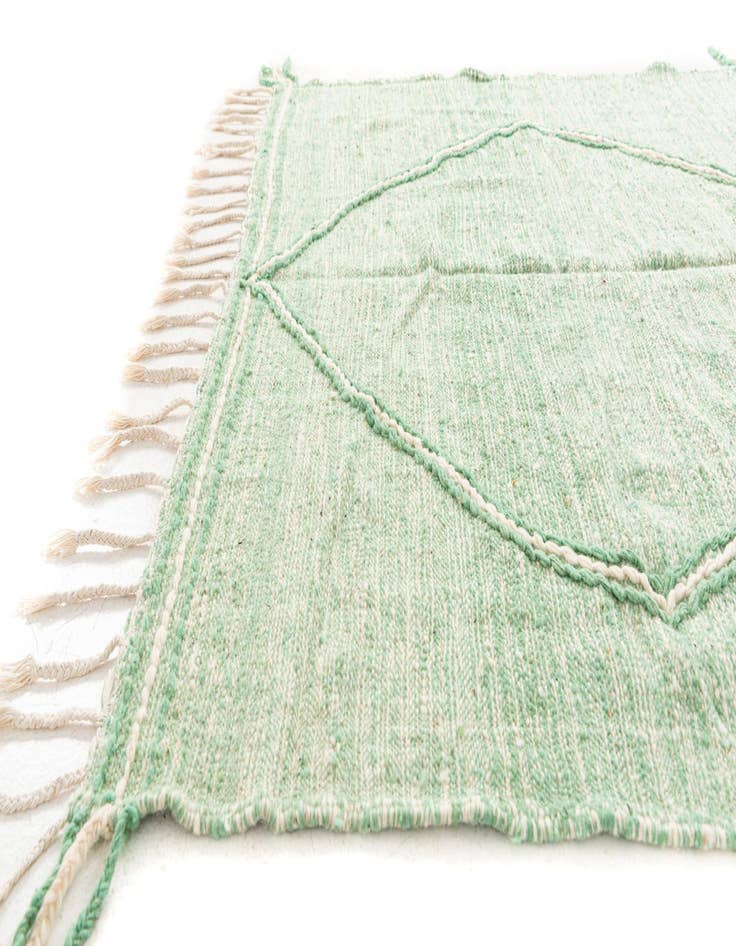 Detail image of 6' x 9' 7  Hand Knotted Moroccan Wool Rug