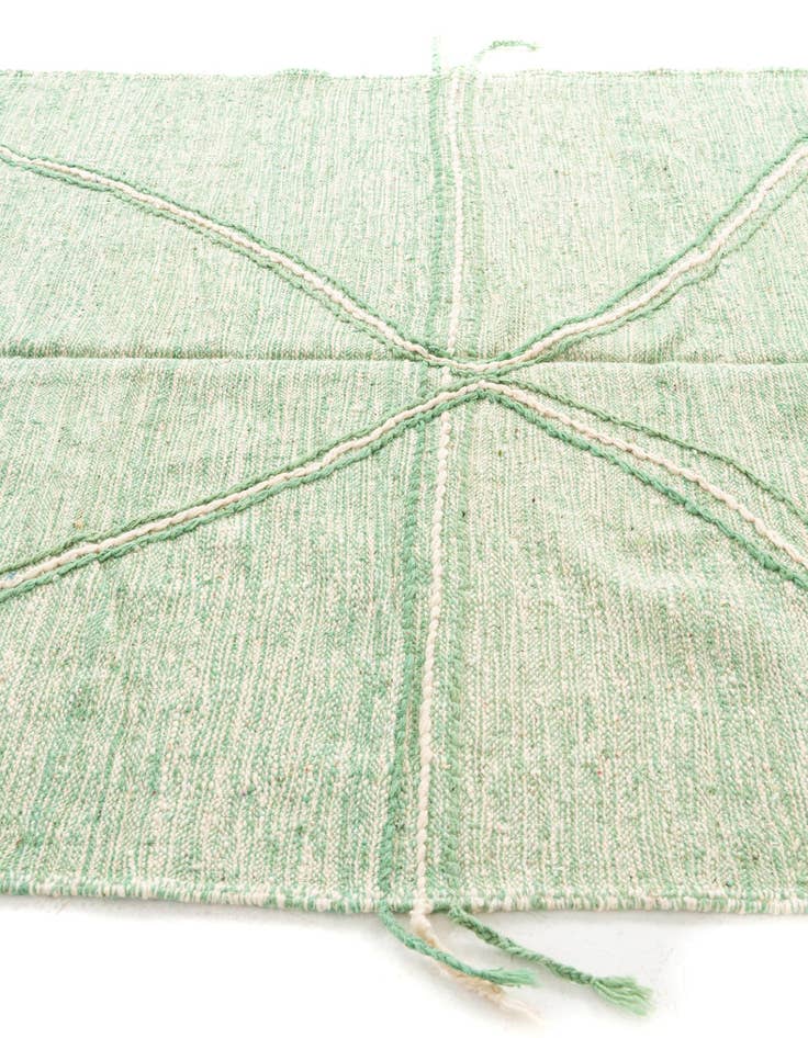 Detail image of 6' x 9' 7  Hand Knotted Moroccan Wool Rug