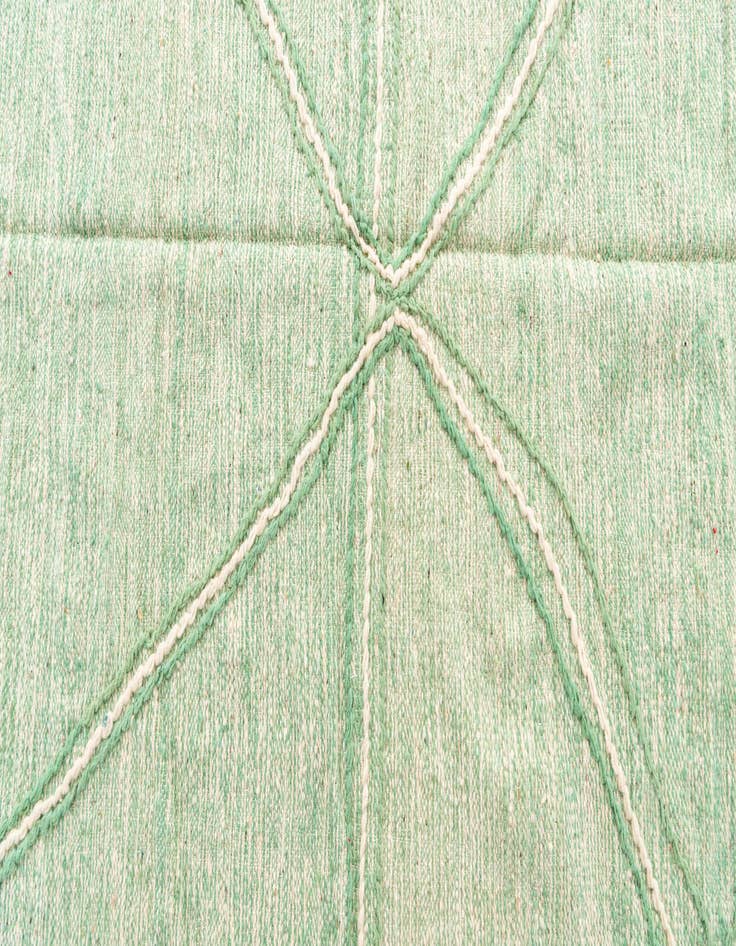 Detail image of 6' x 9' 7  Hand Knotted Moroccan Wool Rug