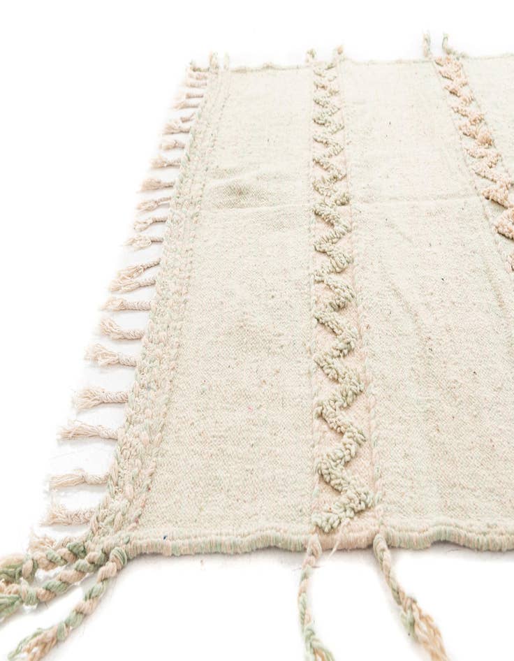 Detail image of 5' x 8' 4  Hand Knotted Moroccan Wool Rug