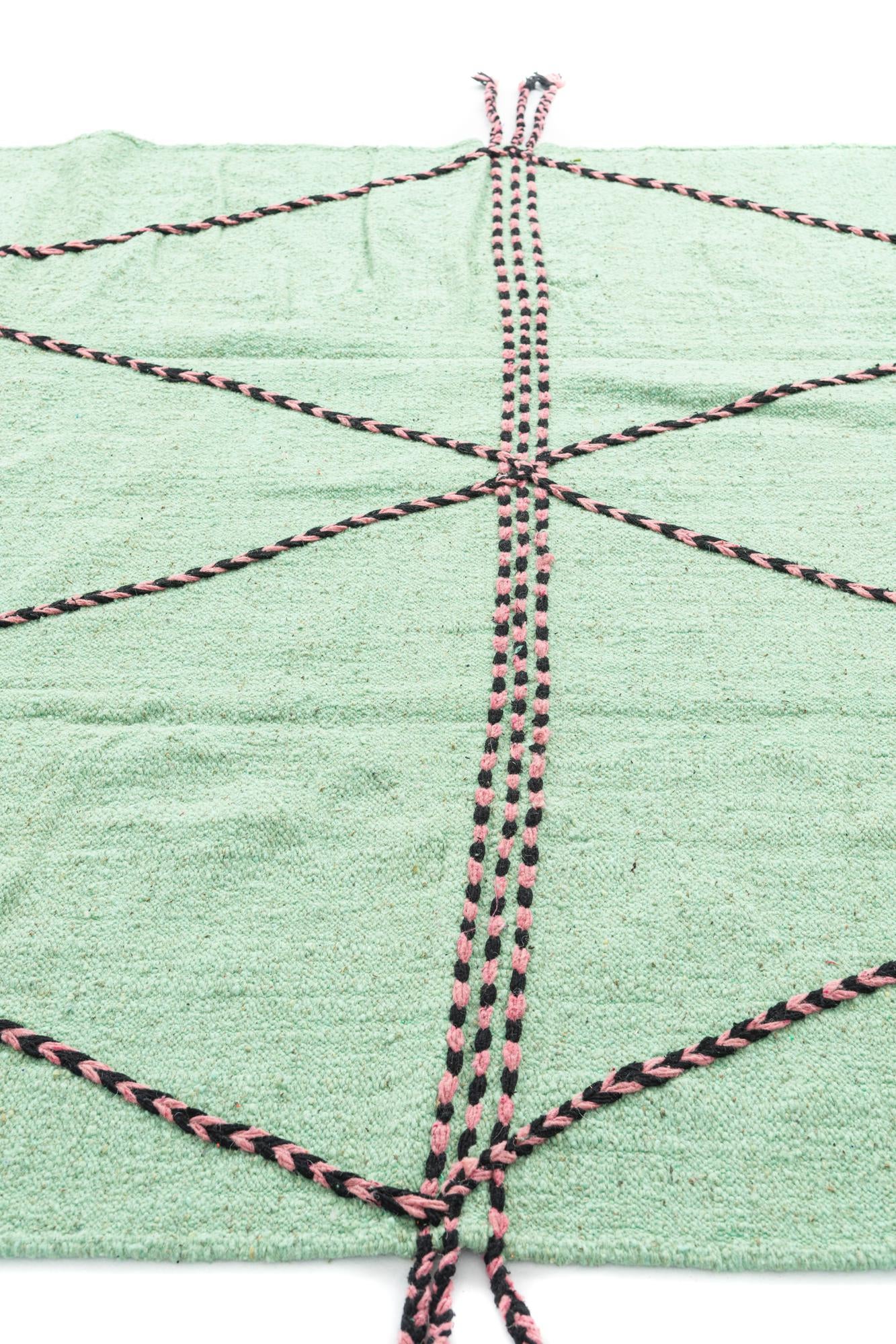7' 5 x 12' 9 Hand Knotted Moroccan Wool Rug