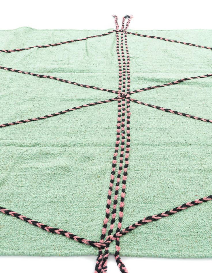 Detail image of 7' 5 x 12' 9  Hand Knotted Moroccan Wool Rug