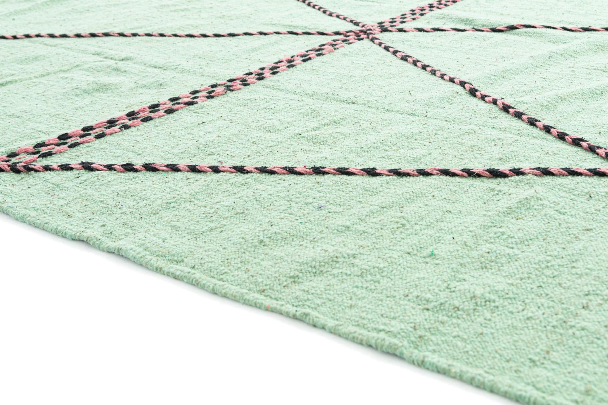 7' 5 x 12' 9 Hand Knotted Moroccan Wool Rug