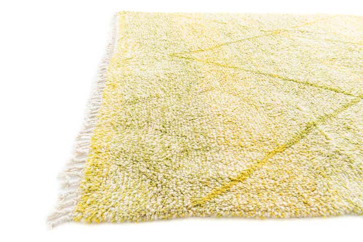 6' 2 x 9' 8 Hand Knotted Moroccan Wool Rug