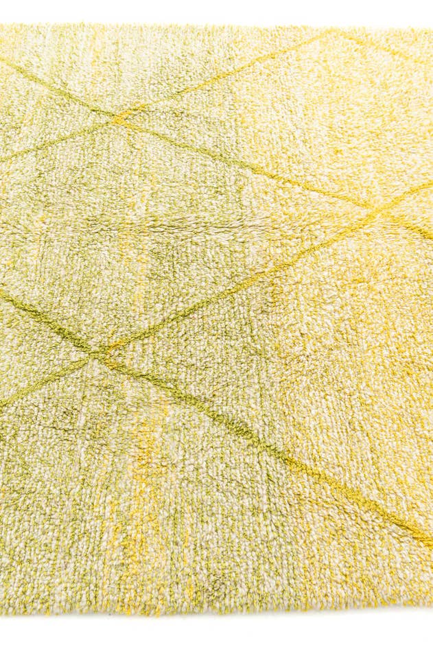 Detail image of 6' 2 x 9' 8 Hand Knotted Moroccan Wool Rug
