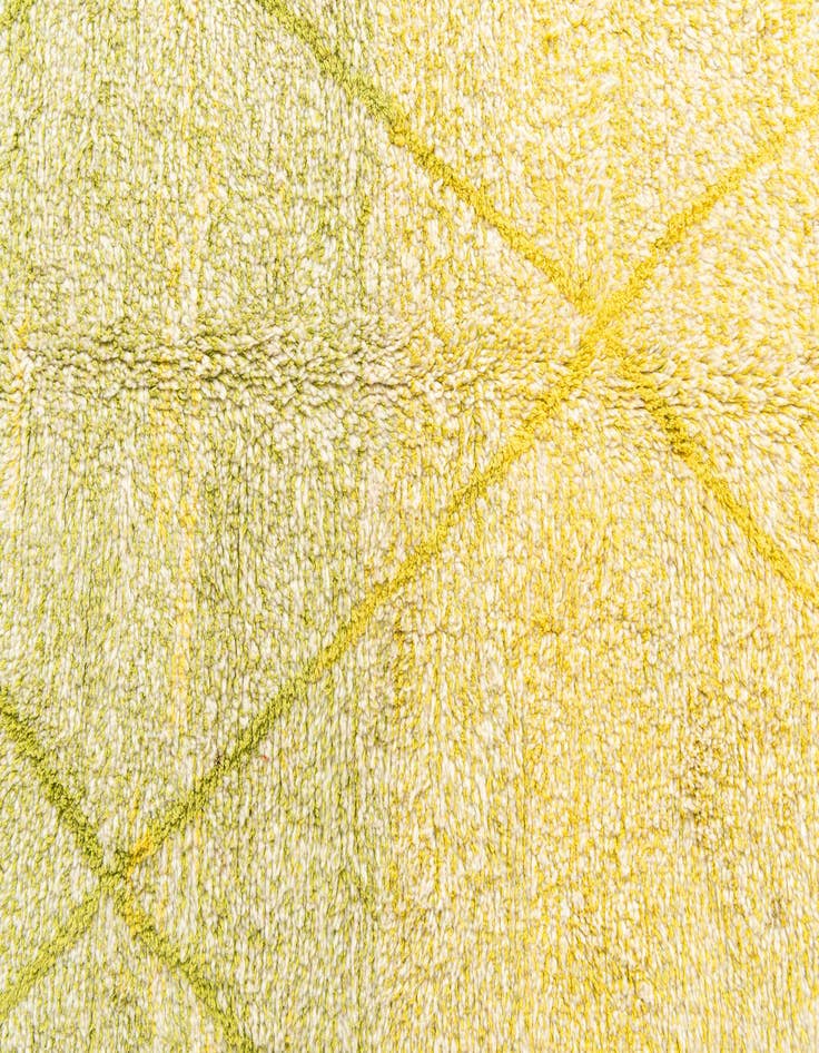 Detail image of 6' 2 x 9' 8  Hand Knotted Moroccan Wool Rug