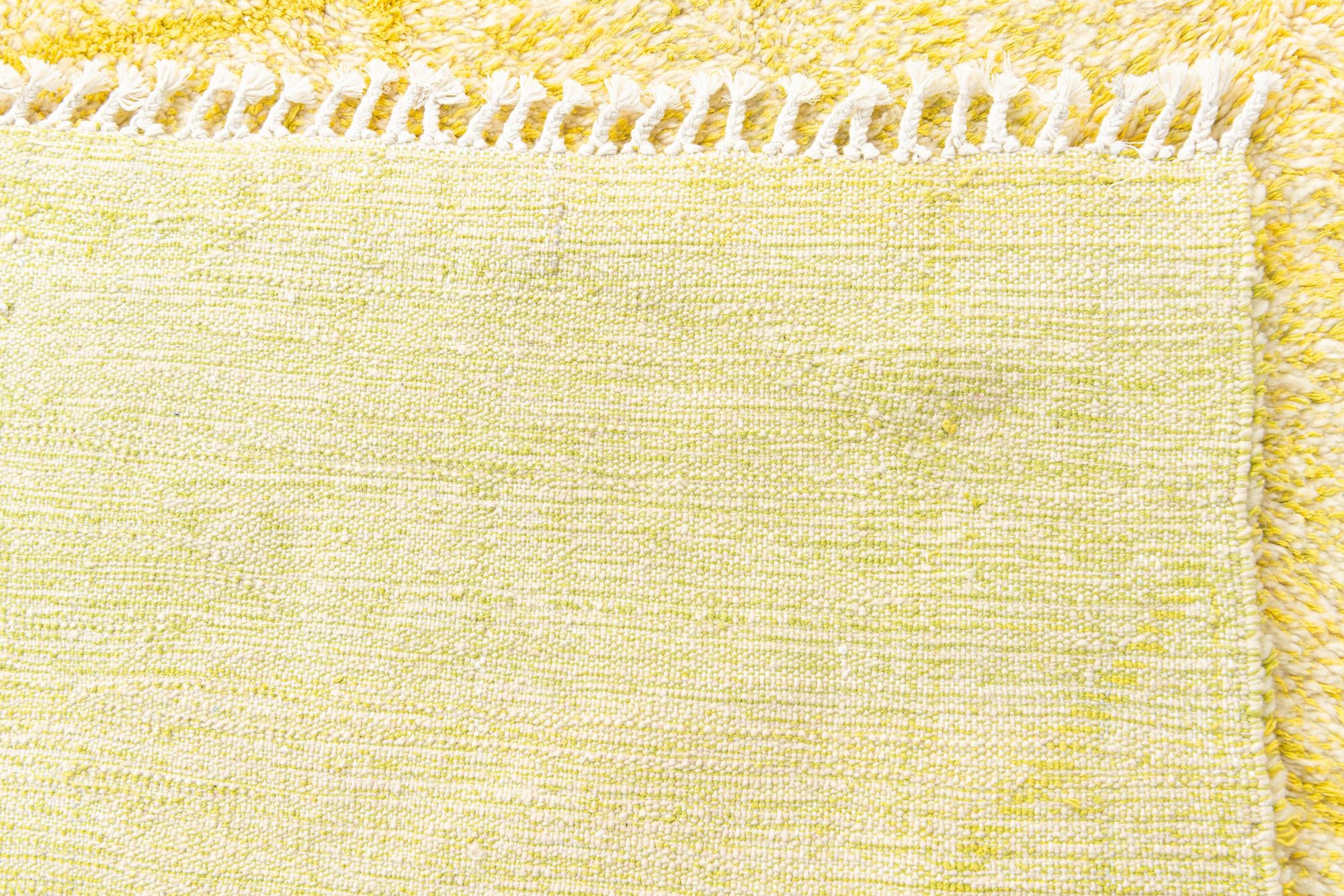 6' 2 x 9' 8 Hand Knotted Moroccan Wool Rug