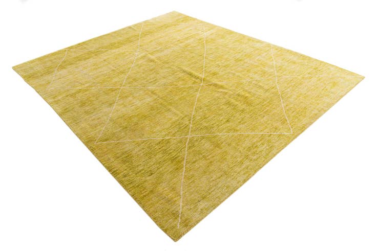 Detail image of 8' 4 x 9' 9 Hand Knotted Moroccan Wool Rug