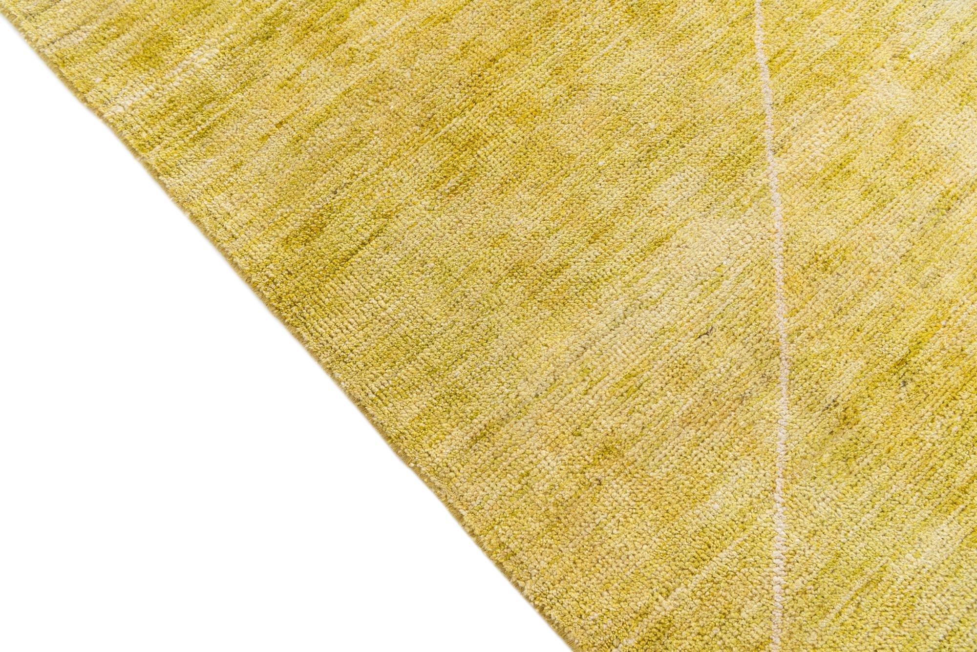 8' 4 x 9' 9 Hand Knotted Moroccan Wool Rug