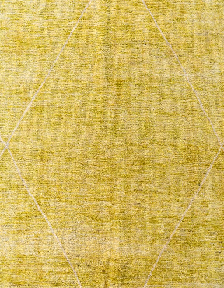 Detail image of 8' 4 x 9' 9  Hand Knotted Moroccan Wool Rug