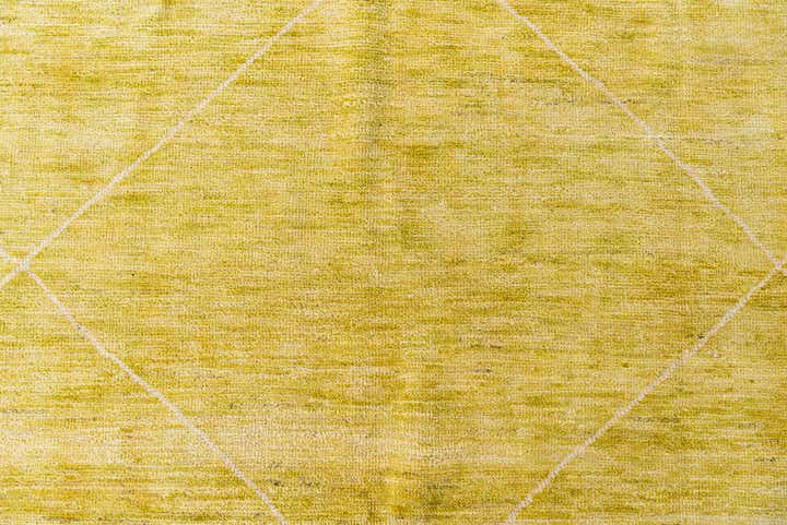 8' 4 x 9' 9 Hand Knotted Moroccan Wool Rug