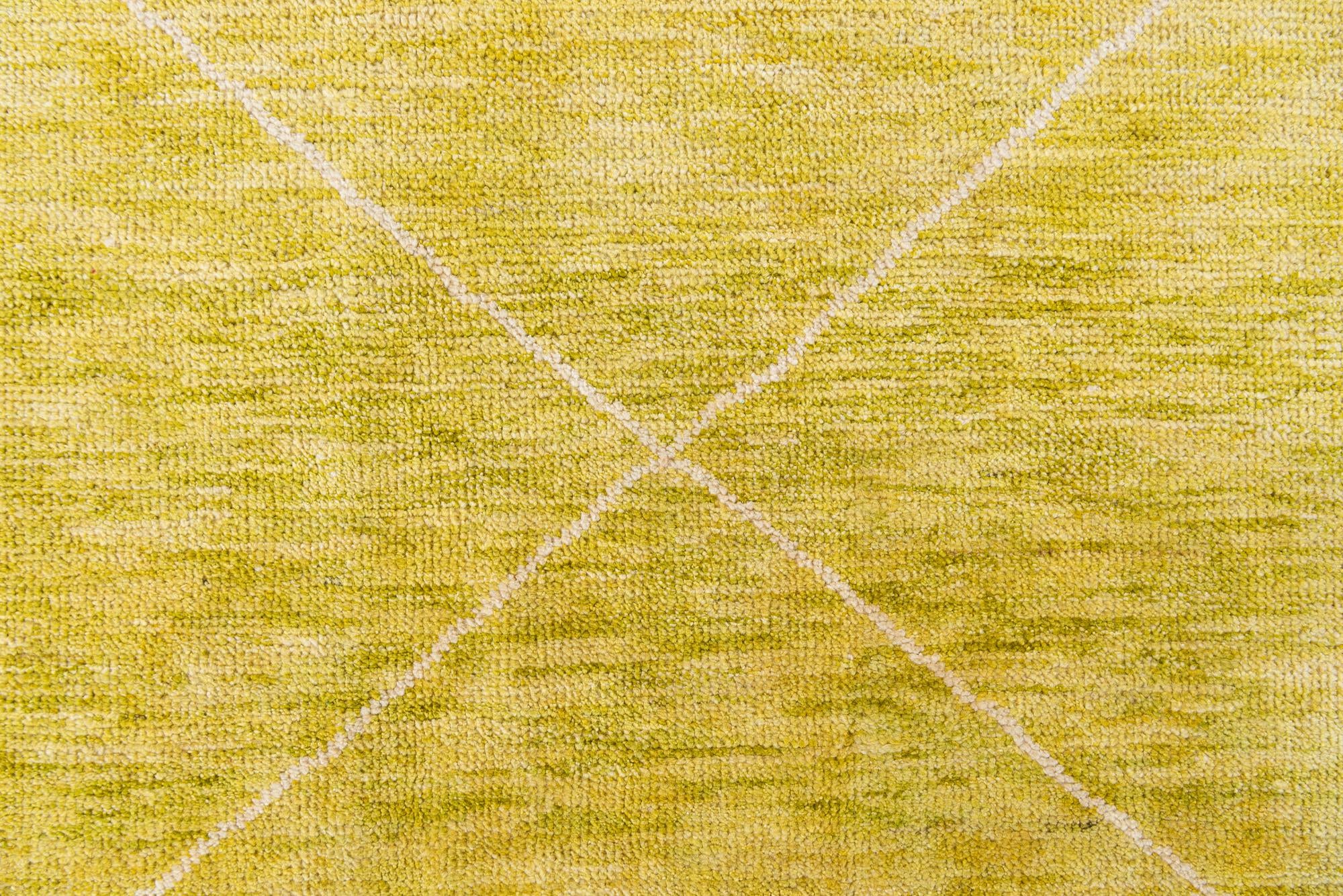 8' 4 x 9' 9 Hand Knotted Moroccan Wool Rug