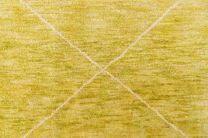 8' 4 x 9' 9 Hand Knotted Moroccan Wool Rug