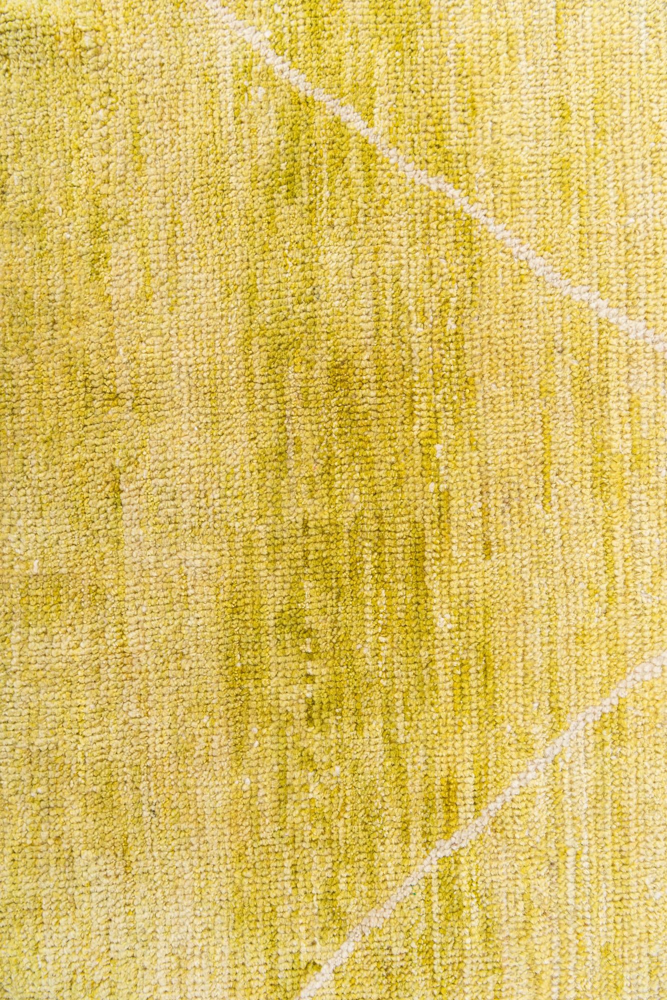 8' 4 x 9' 9 Hand Knotted Moroccan Wool Rug